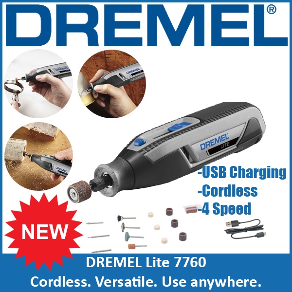 Dremel Lite Cordless 7760 Rotary Tool | Shopee Singapore