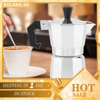 2 Cup/100ml Espresso Stove Top Coffee Maker Continental Moka Percolator Pot  Stainless Steel Moka Coffee Maker Mocha Espresso Latte Stovetop Filter  Coffee Pot Percolator Tools