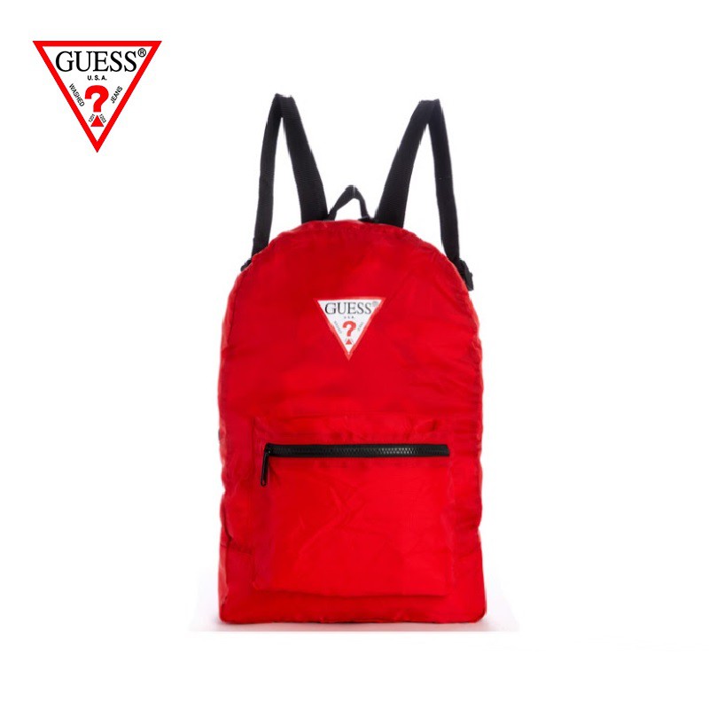 GUESS EASY ALL Foldable Backpack with Classic Guess Triangle Logo GB PO723498 Universal Traveller Shopee Singapore