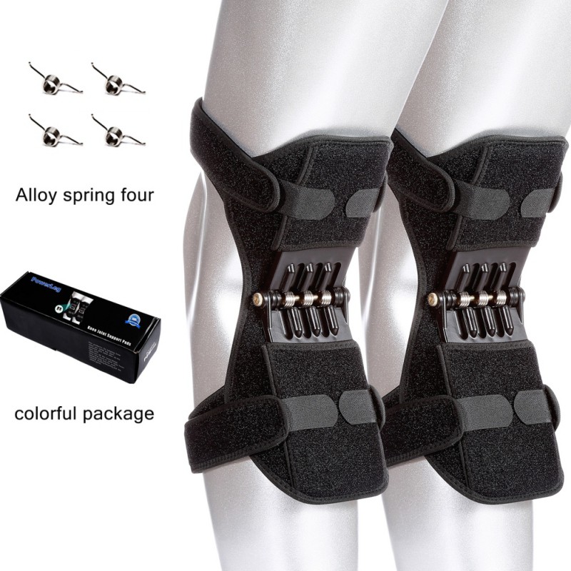 1pc or 1 Pair Power Joint Support Knee Pads Powerful Rebound Spring ...