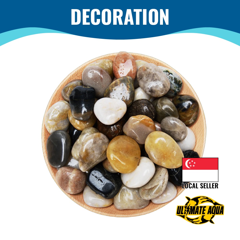 YEE Aquarium Stone, Fish Tank Decoration Stone, Shells And Sand