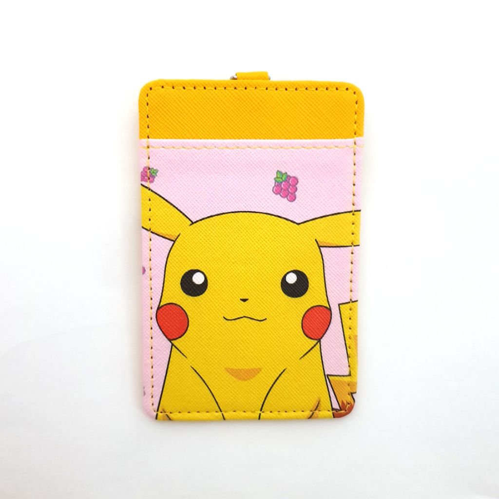 Pokemon Cute Pikachu Innocent Face Ezlink Card Holder with Keyring ...