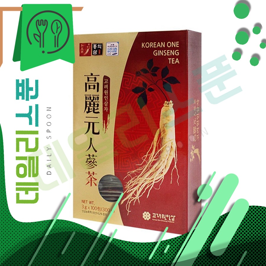 Korean Panax Ginseng Roots Extract Granules Tea 300g 3g X 100 Bags Shopee Singapore 7765