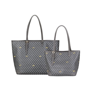 New Fauré Le Page Genuine leather women's bag letter shoulder shopping bag  women's tote handbag