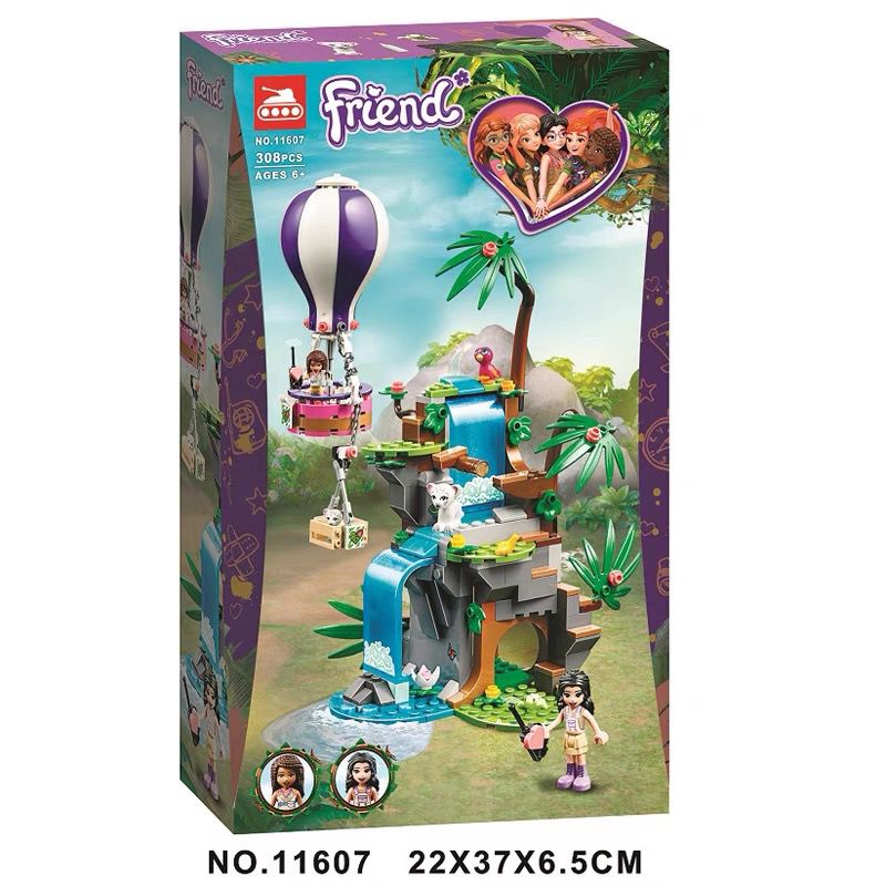TANK FRIEND:TIGER HOT AIR BALLOON RESCUE BUILDING BLOCKS (11607 ...