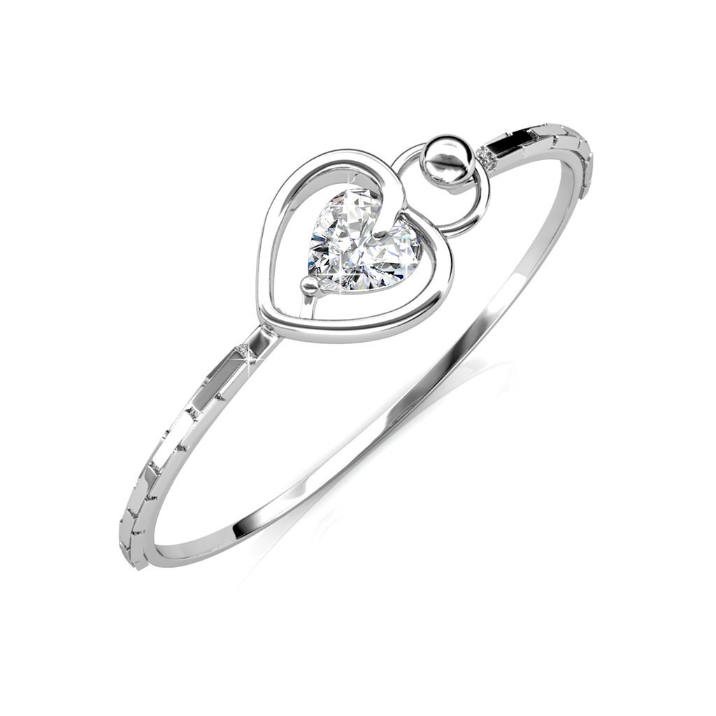 Lovsie Bangle - Made with Swarovski Crystals