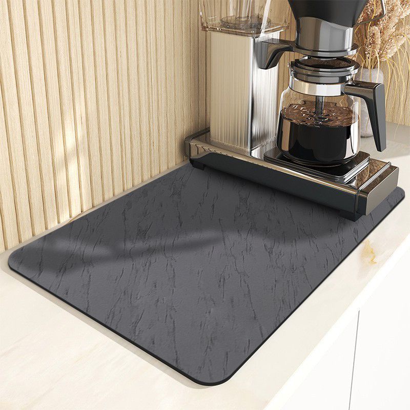 Diatom mud material Dish Drying Mat Super Water Absorbent drying Mat ...