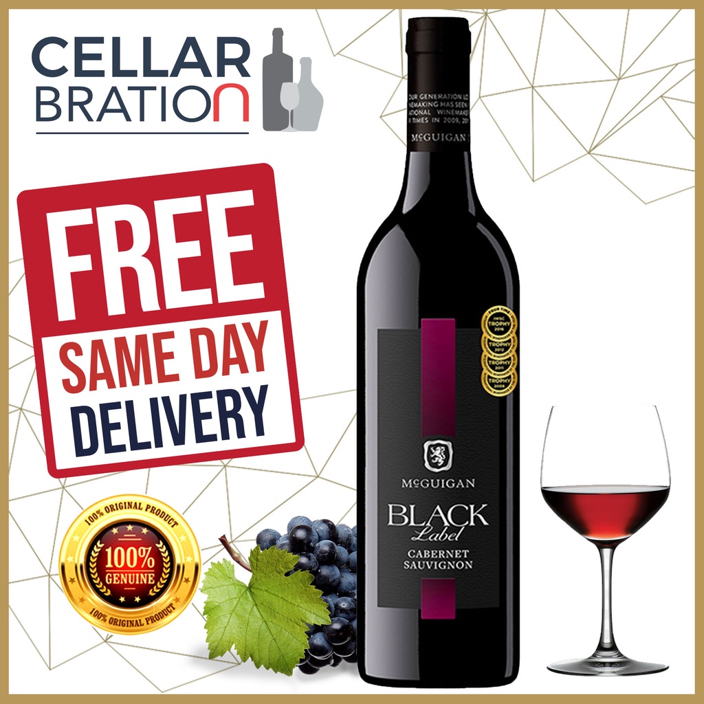 [SAME DAY DELIVERY] Mcguigan Black Label Sauvignon Red Wine