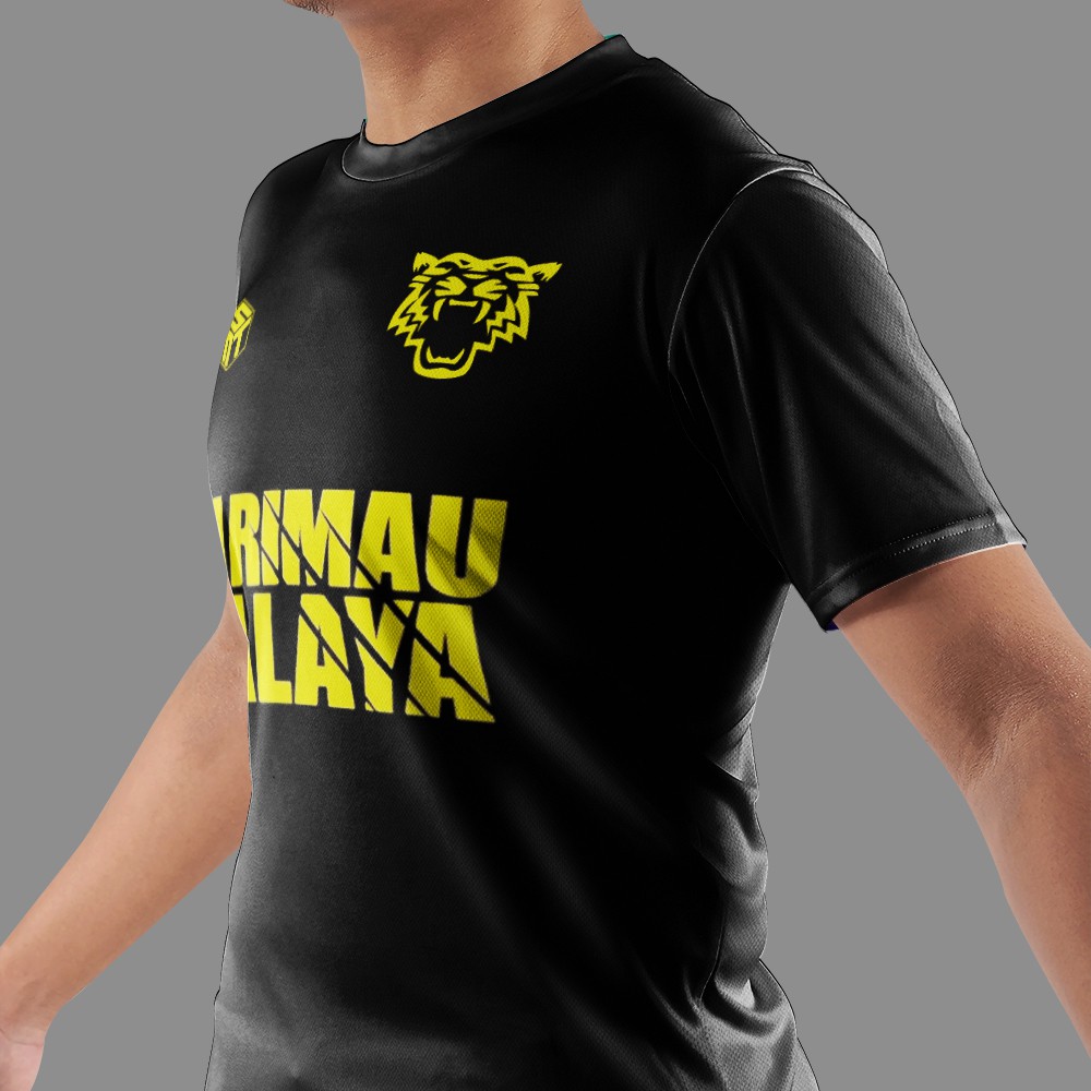 SMT] MALAYSIA ”HARIMAU MALAYA” JERSEY BLACK/GOLD – SMT Sports