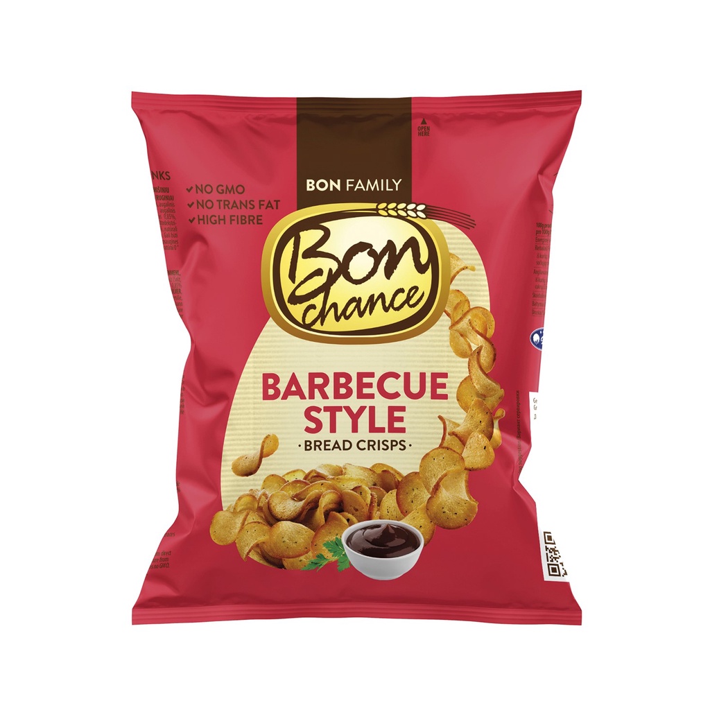 Bon Chance Bread Crisps Barbecue 60G | Shopee Singapore