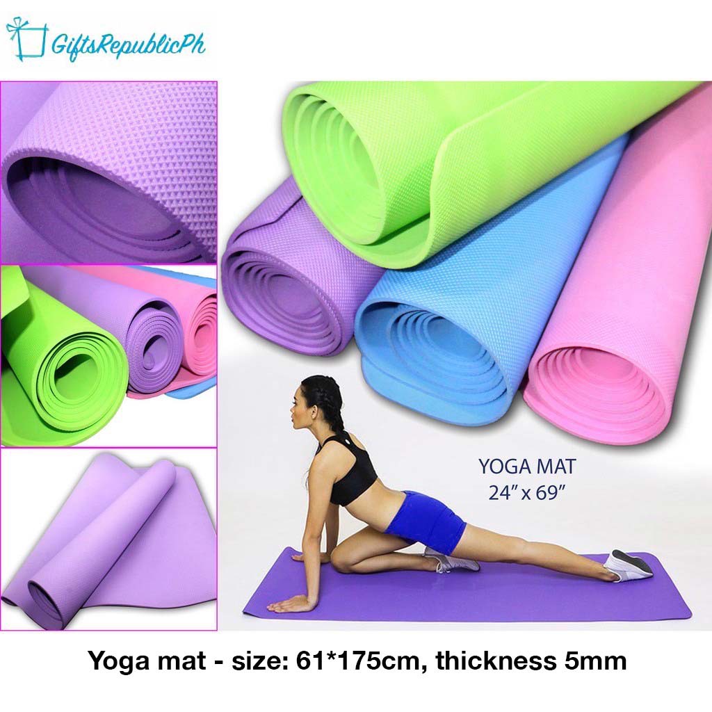 Yoga Mat - EVA type 5mm thickness size 61*175 cm YG-020 (Plain Series ...