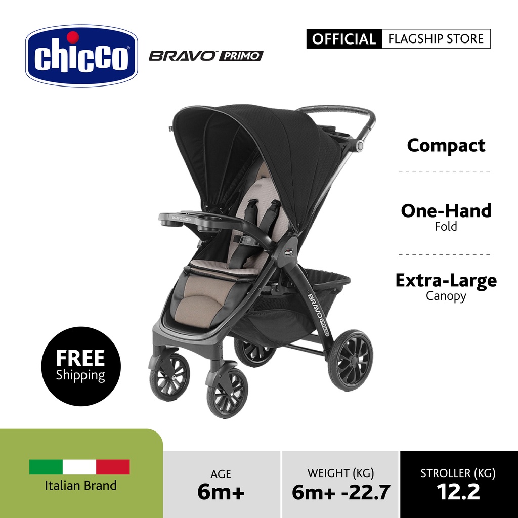 Chicco Bravo Primo Stroller (stroller only) Shopee Singapore