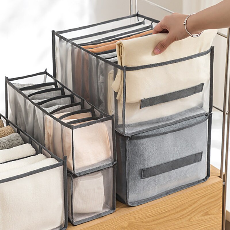 Wardrobe organizer Jeans storage boxes Closet Organizer Foldable
