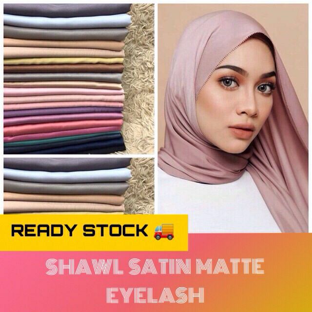 shawl satin matte eyelash