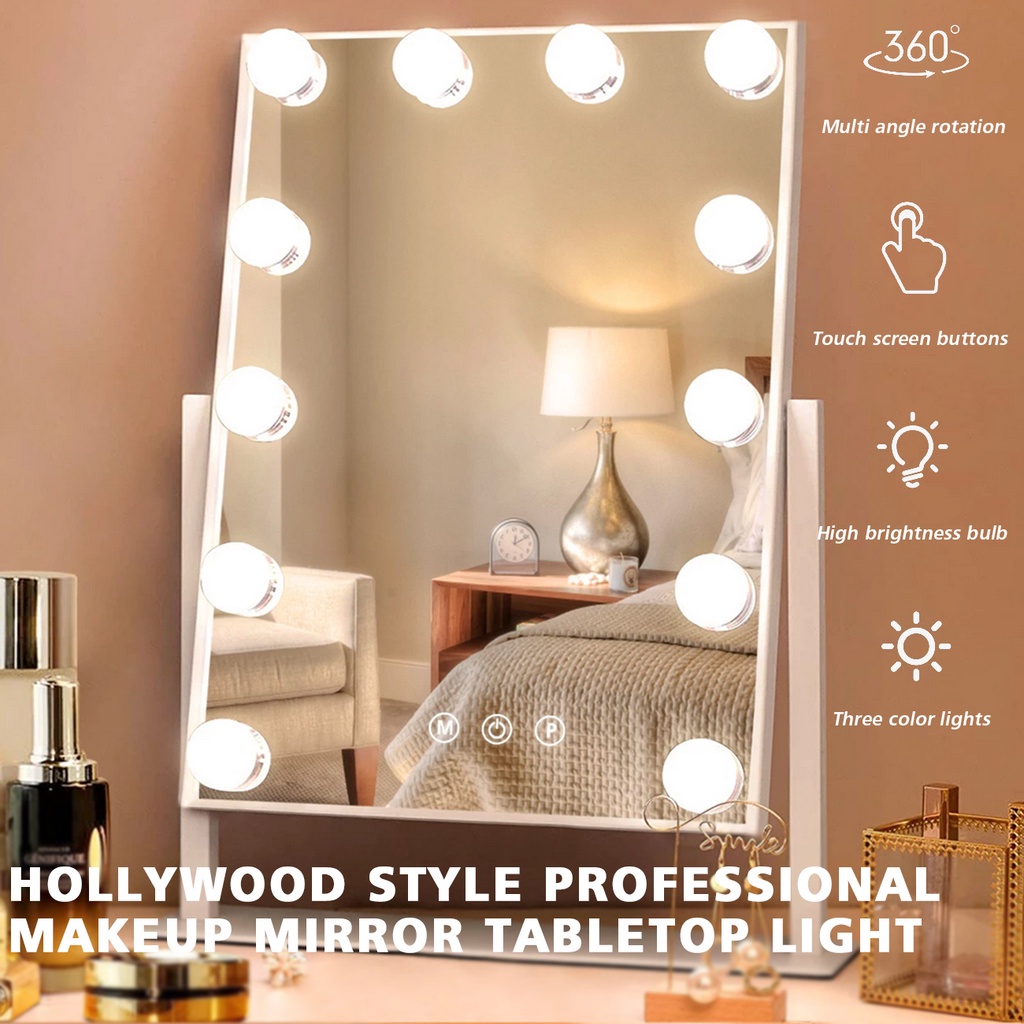 [SG Seller] Hollywood Style Professional Makeup Tabletop Lighted Vanity