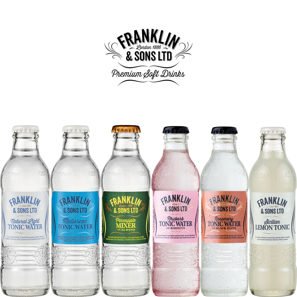 Franklin & Sons Tonic Water / Mixers (Case of 24) Shopee Singapore
