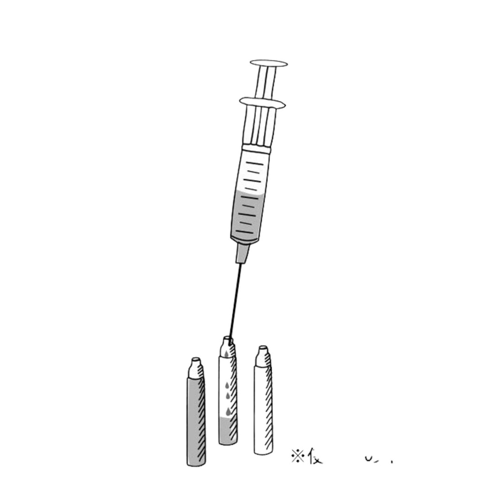 Point Injector set, Empty Cartridges Refill for Fountain Pen, Short ...