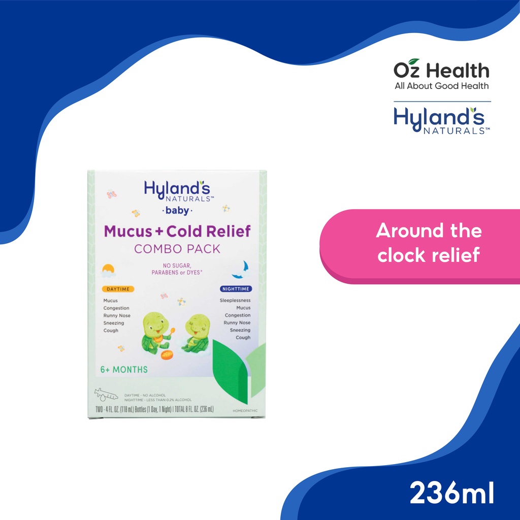 Hyland's Baby Mucus + Cold Relief (Day and Night Value Pack) 236ml