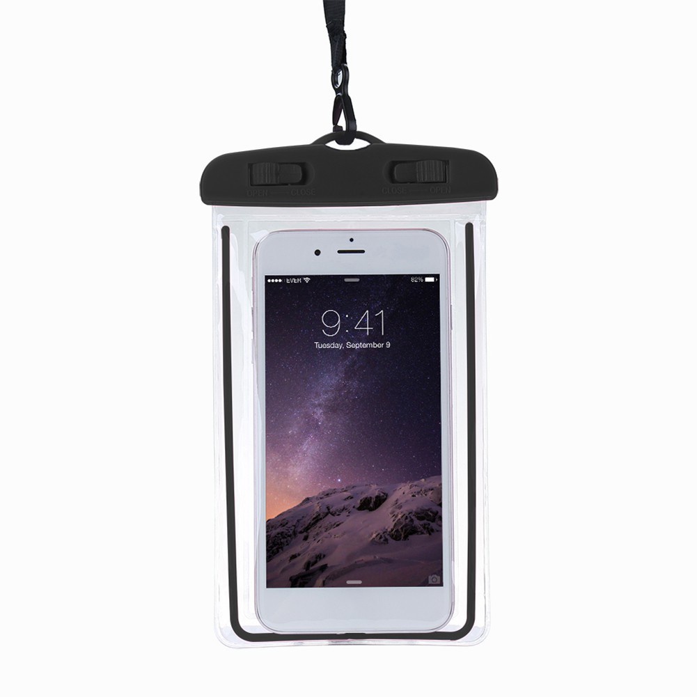 Waterproof Phone Pouch Bag with Lanyard For 5.8-6.8 inch Mobile Phones ...