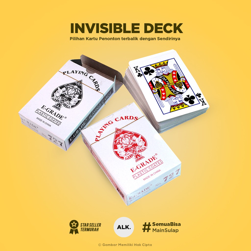 Invisible Deck (Card Magic Tool) | Shopee Singapore