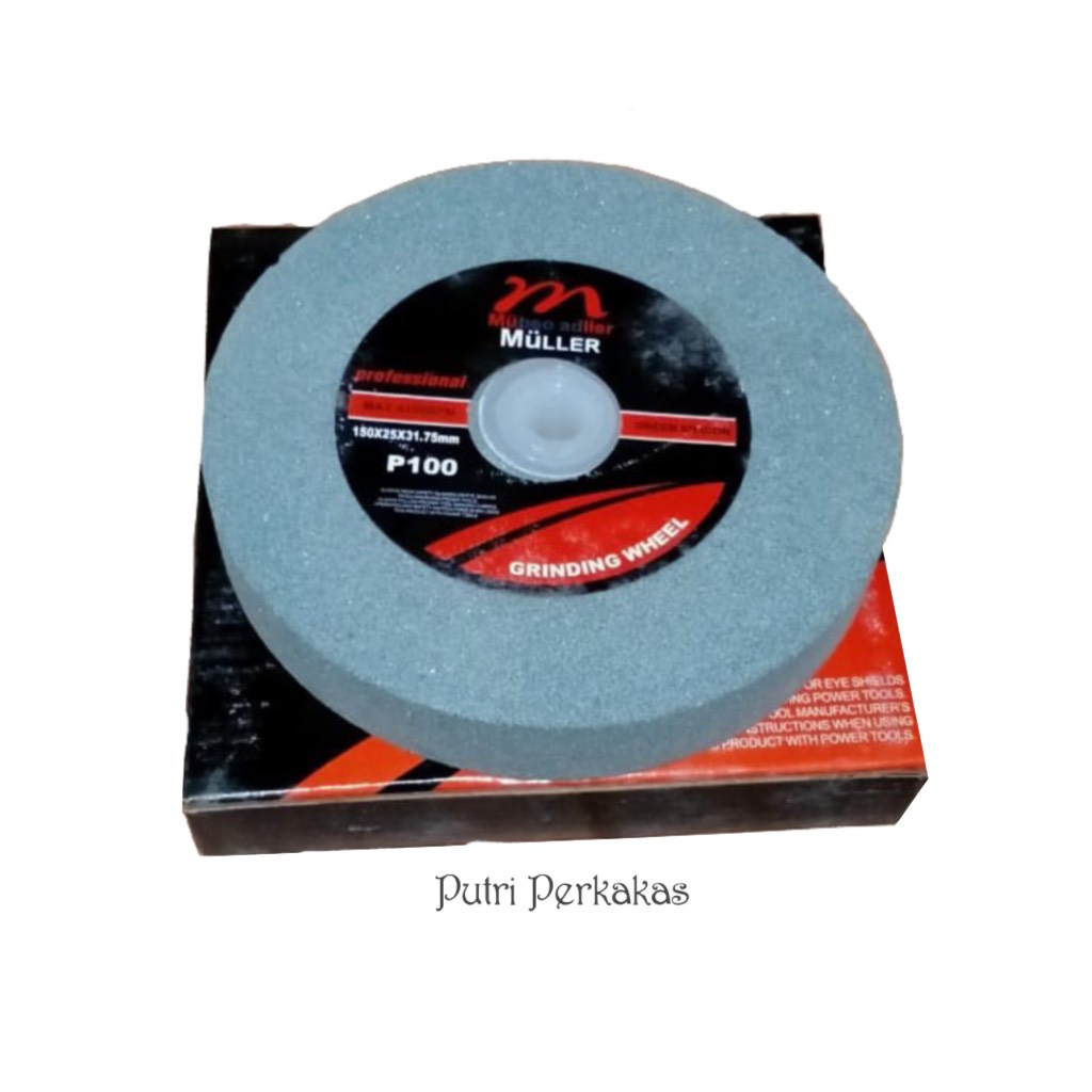 Batu Potong Gerinda Muller 6" Grit 100