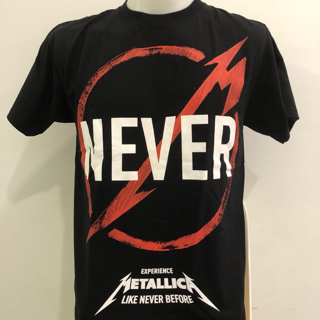 metallica never t shirt