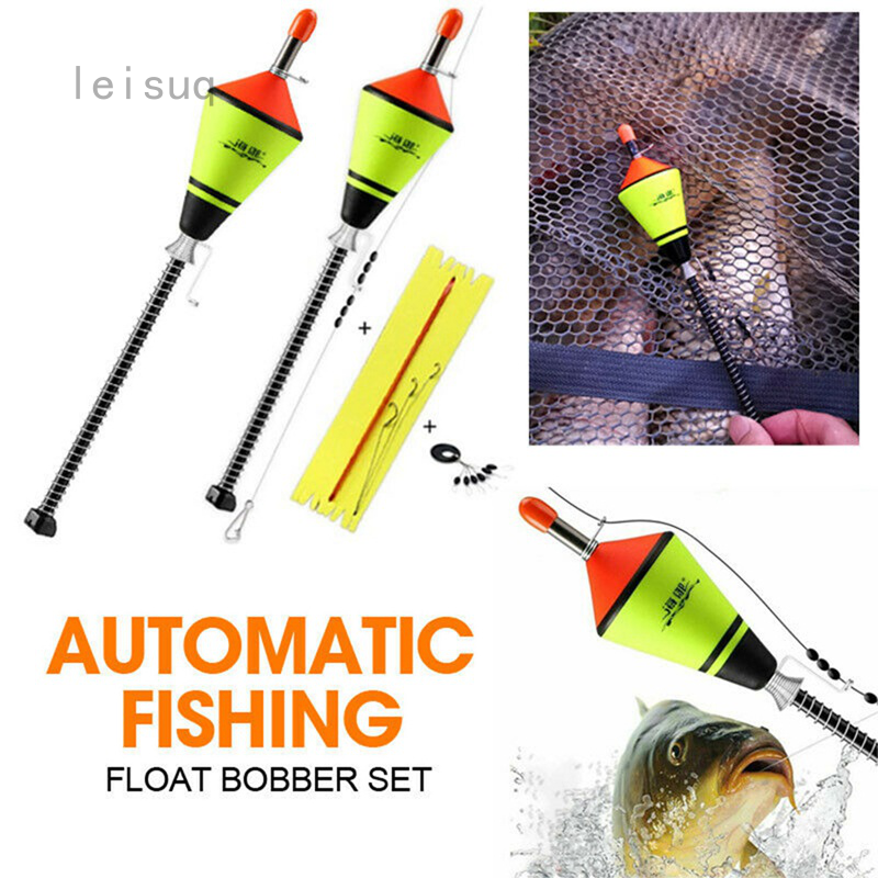 Automatic Fishing Float Bobber Set Automatic Device Fishing Tackle Fishing