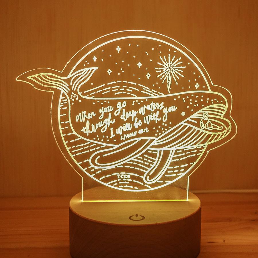 When You Go Through Deep Waters I Will Be With You {Night Light}