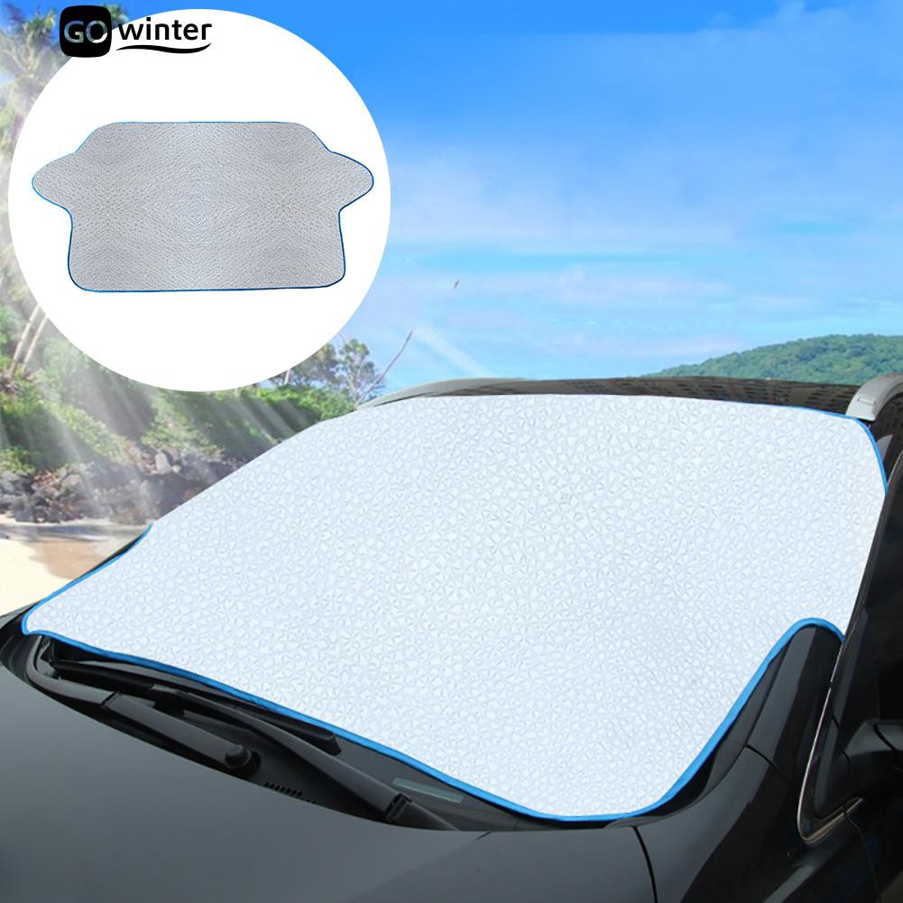 🔔 Car Windshield Sun Shade Cover Shield Anti-UV Aluminum Film ...