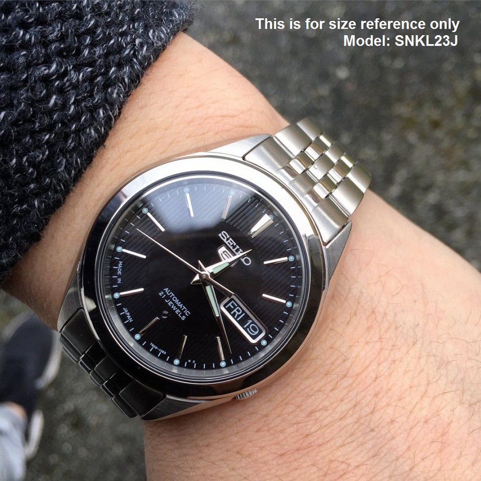Seiko 5 men's snkl23 stainless steel automatic casual watch hotsell