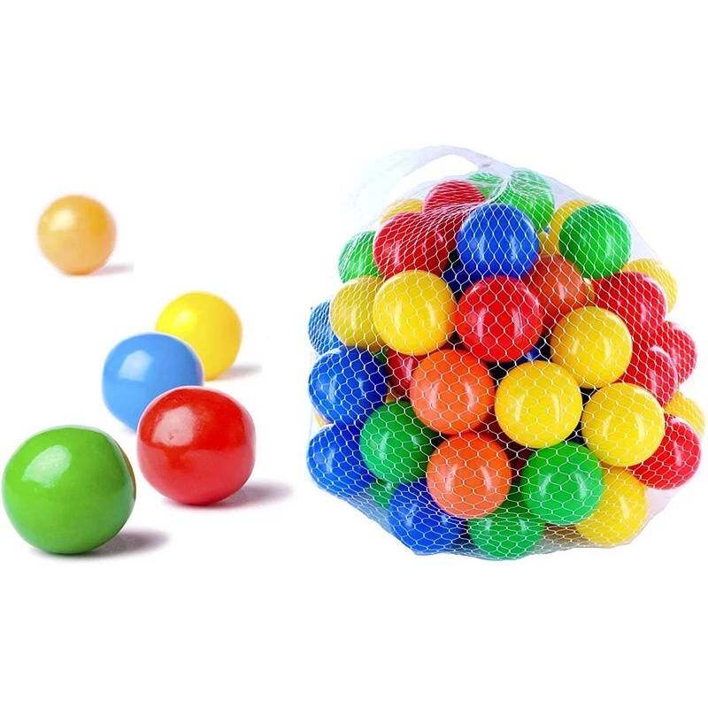 Colored Plastic Balls (100 balls) Shopee Singapore