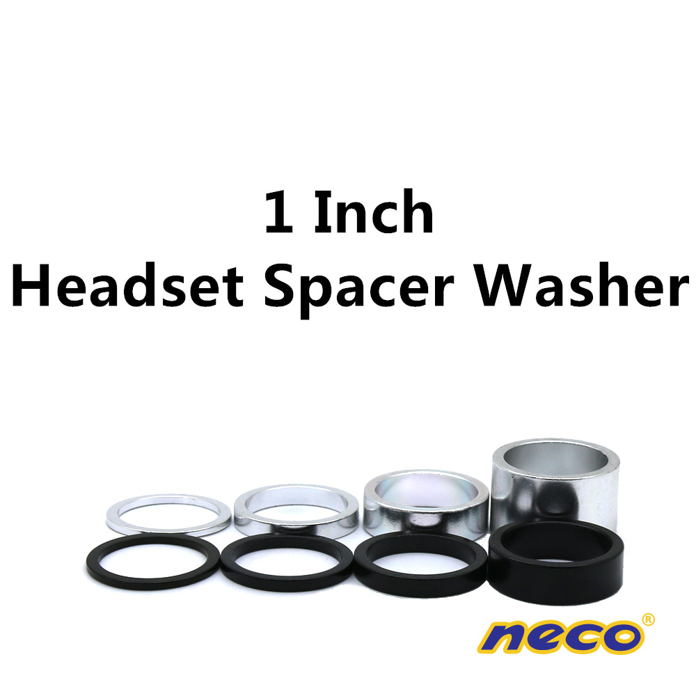 Neco 1 Inch 25.4mm 20 10 5 3 2mm Bicycle Headset Stem Al Bike Fork Adjusting Dust Cover Spacer Washer Accessories Shopee Singapore