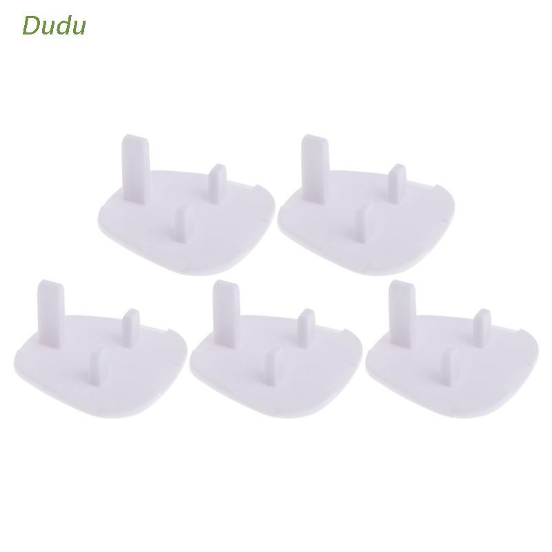 Dudu 5Pcs UK Power Socket Outlet Mains Plug Cover Baby Child Safety ...