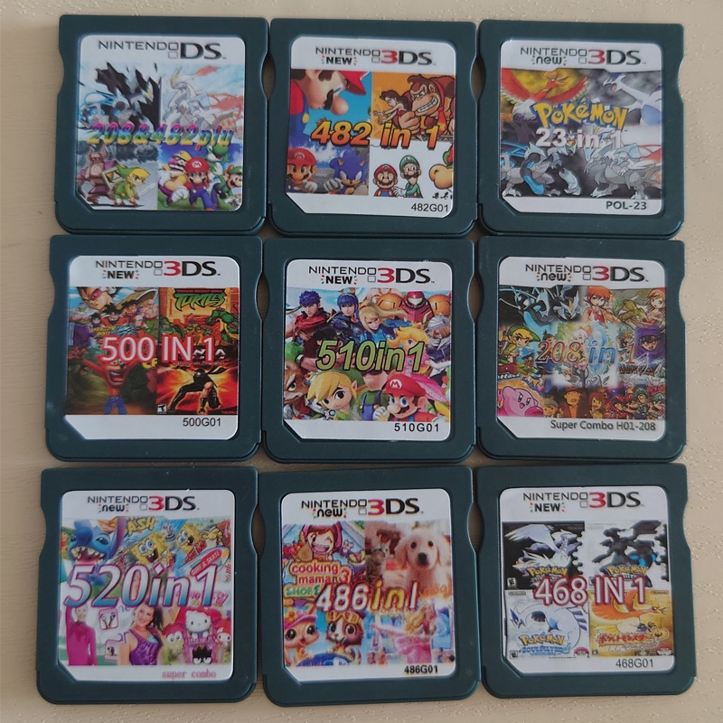 NDS Cartridge NDS Game Card for 3ds Nds Ndsi Ndsl Ds 2ds English