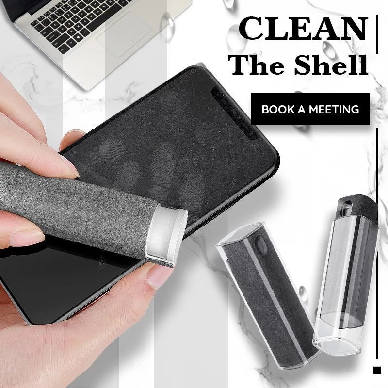 2 IN 1 Phone Screen Cleaner Sprayer Screen Cleaning Screen Disinfection Fluid Dispenser手机屏幕清洁剂