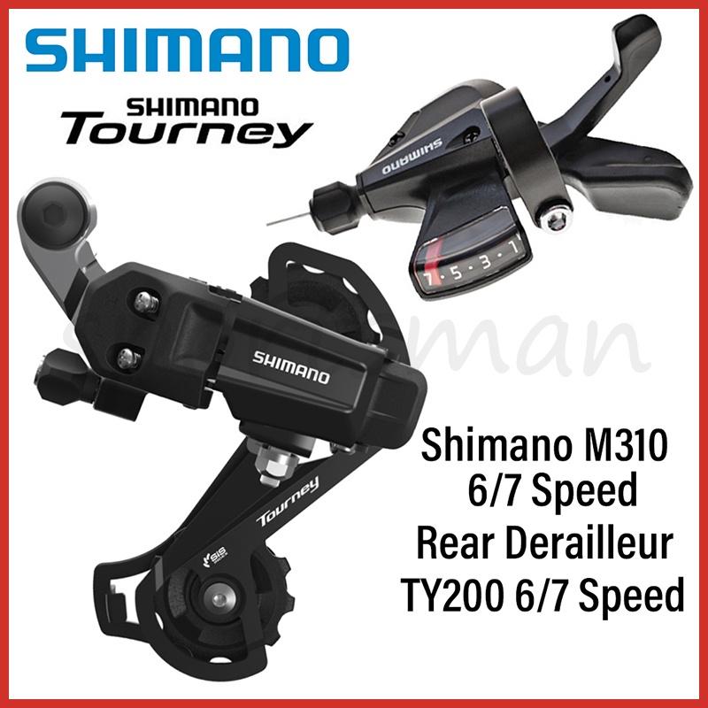 Shimano 7 speed sale shifter and derailleur