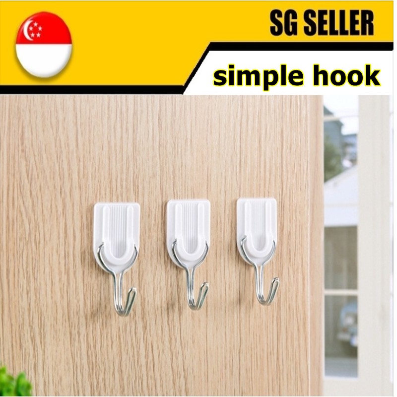 SMALL AND SIMPLE HOOK FOR EVERYTHING minimum purchase 12 pcs Self