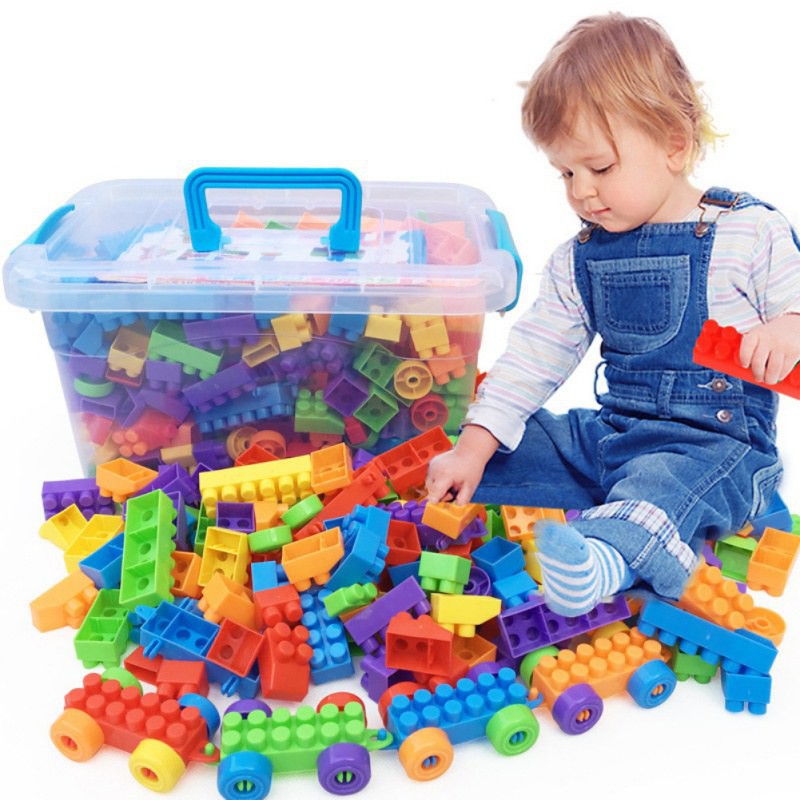 ?Superseller? 260 Pcs/set Plastic Blocks DIY Intellectual Development Toys