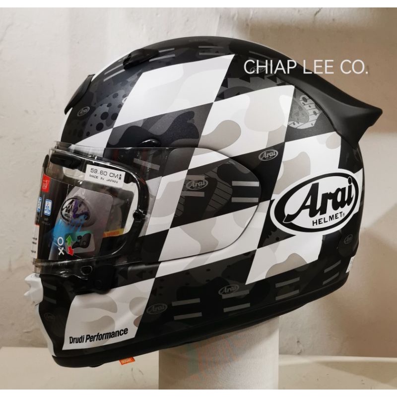 Arai アライ astro-gx CHECKER WHITE 【公式通販】