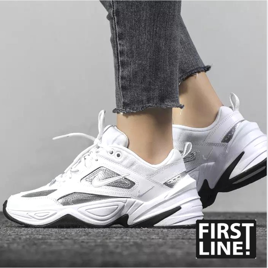 Nike M2K Tekno Silver Thick Bottom Leisure Retro Female Running