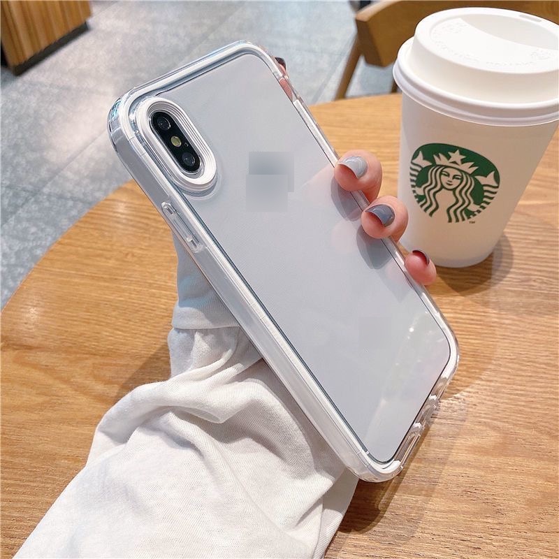 OPPO A31 A95 A74 4G Thickened Thick Case for Realme 5 6i 5i C3 C12 C15 C25s C11 C20 C21 C21y C25y 3 In 1 Transparent Shockproof Case Bumper Protective Back Cover 2 In 1 Case