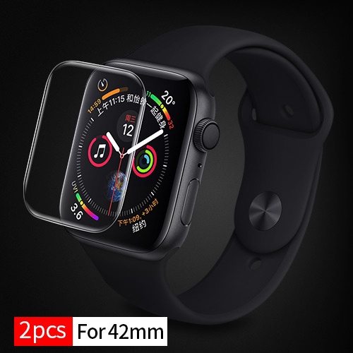 Apple Watch Screen Film 2pcs ROCK Hydrogel Full Screen Protective Film for Apple Watch Series 7 6 se 5 4 3 2 1 45mm 41mm 38mm 40mm 42mm 44mm