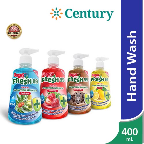 Bagus FRESH 99 Anti Bacterial Hand Wash Botol 400 ml / Sabun Cuci Tangan