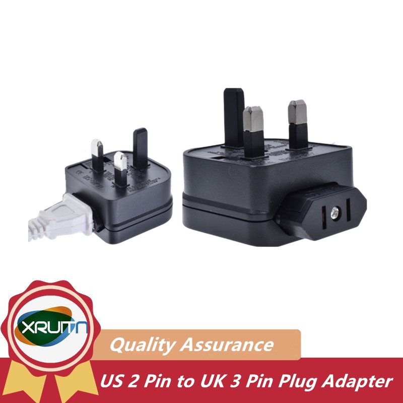 Travel Adapter Plug Converter US 2 Pin To UK BS 3 Pin with fuse China