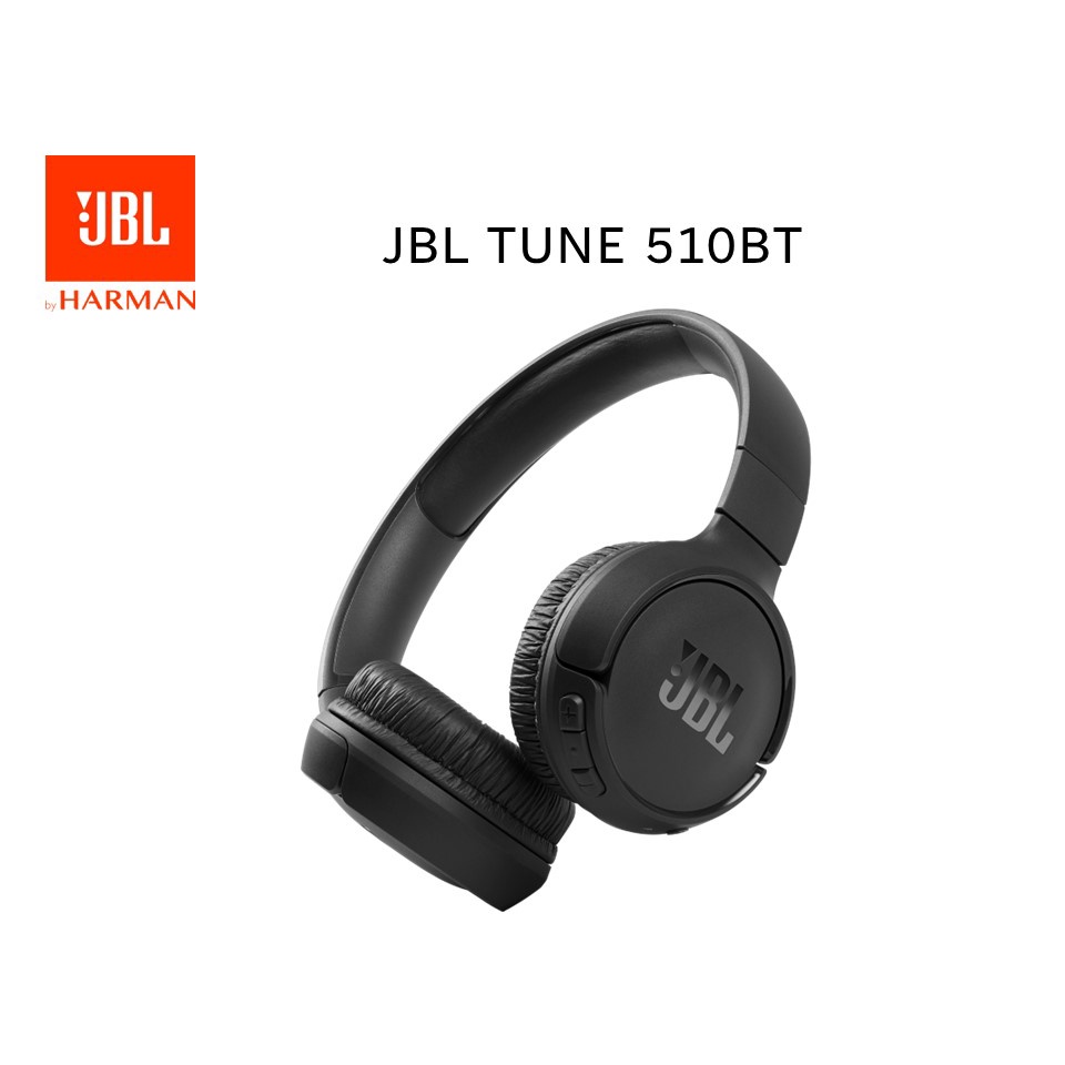 JBL Tune 510BT Wireless on-ear headphones Black Shopee Singapore