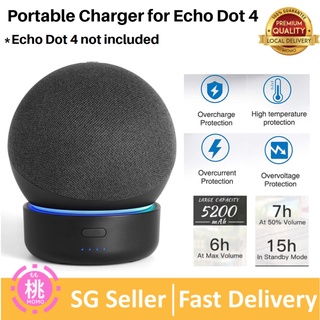 GGMM Echo Dot 3rd Gen Battery Base, Smart and Portable Accessory