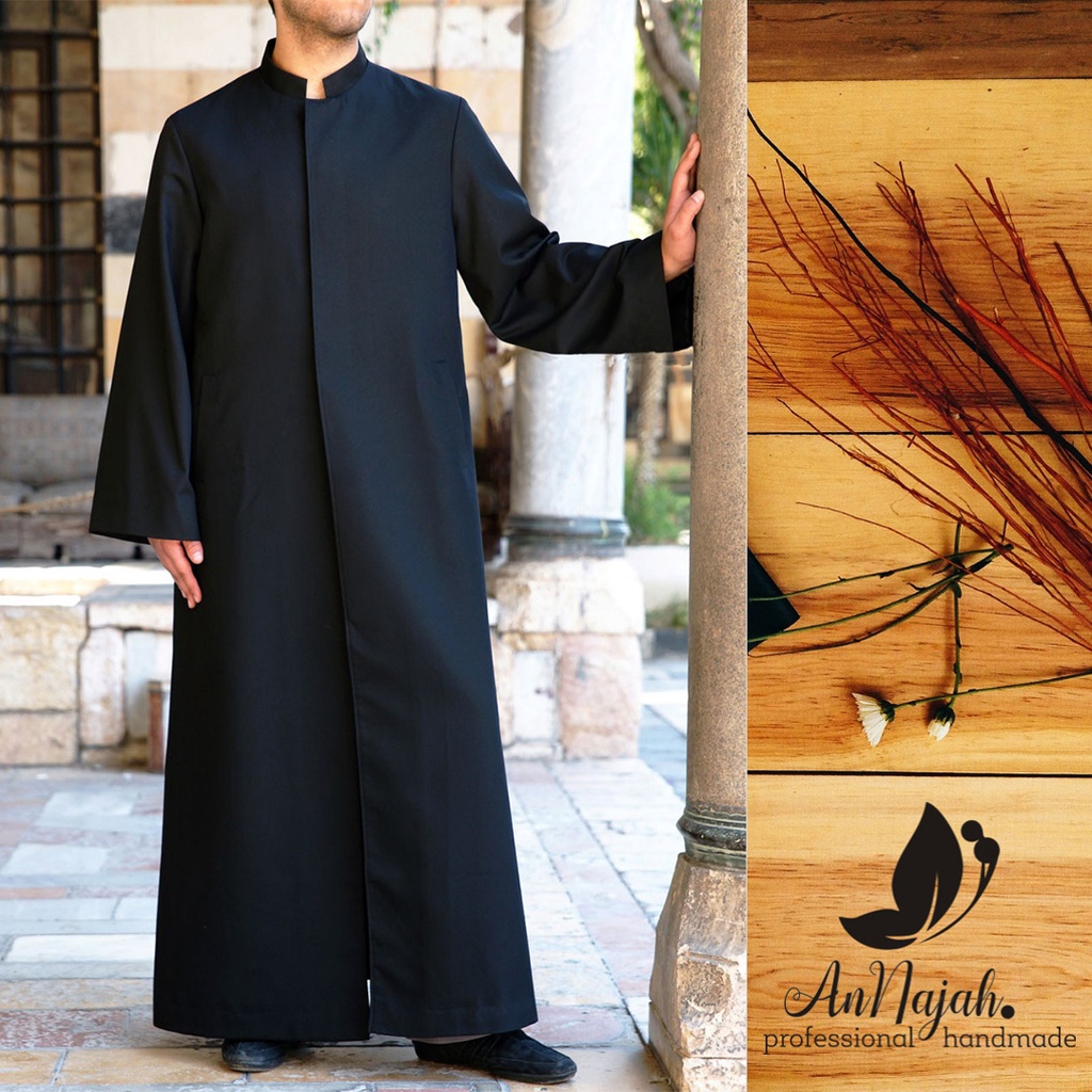An-Najah Outer Blazer Masyaikh Al Azhar Mutawalli Cairo Fabric Drill ...