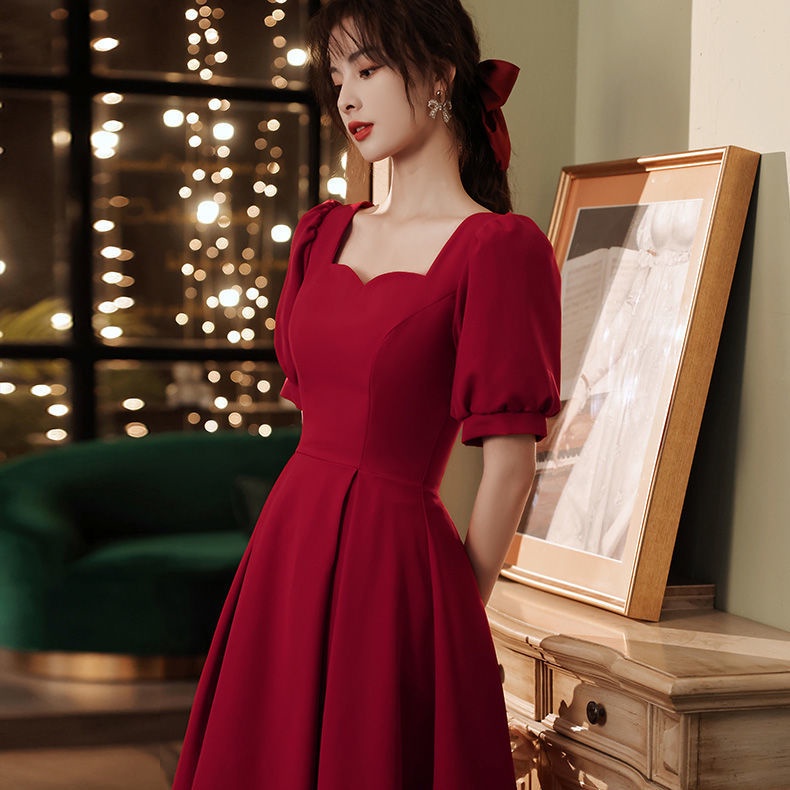 Red gowns for hot sale party wear