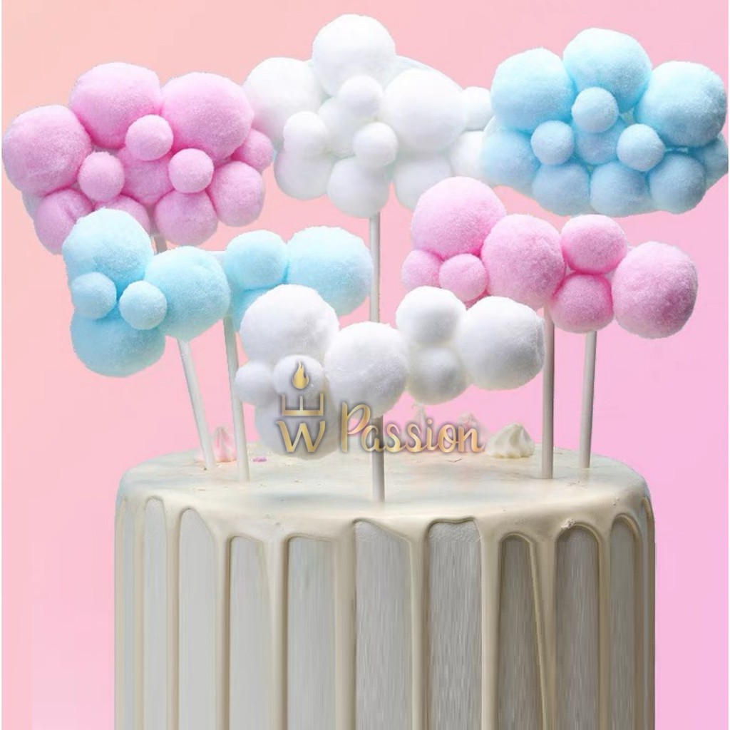 Cloud Cake Topper Sky Topper 云朵蛋糕插件 天空蛋糕插件 INS风 唯美蛋糕 | Shopee Singapore
