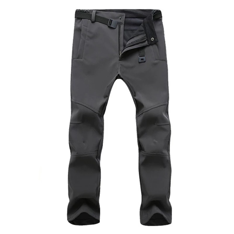 Men Fleece Pants Outdoor Sport Trousers Waterproof Windproof Pant Male ...